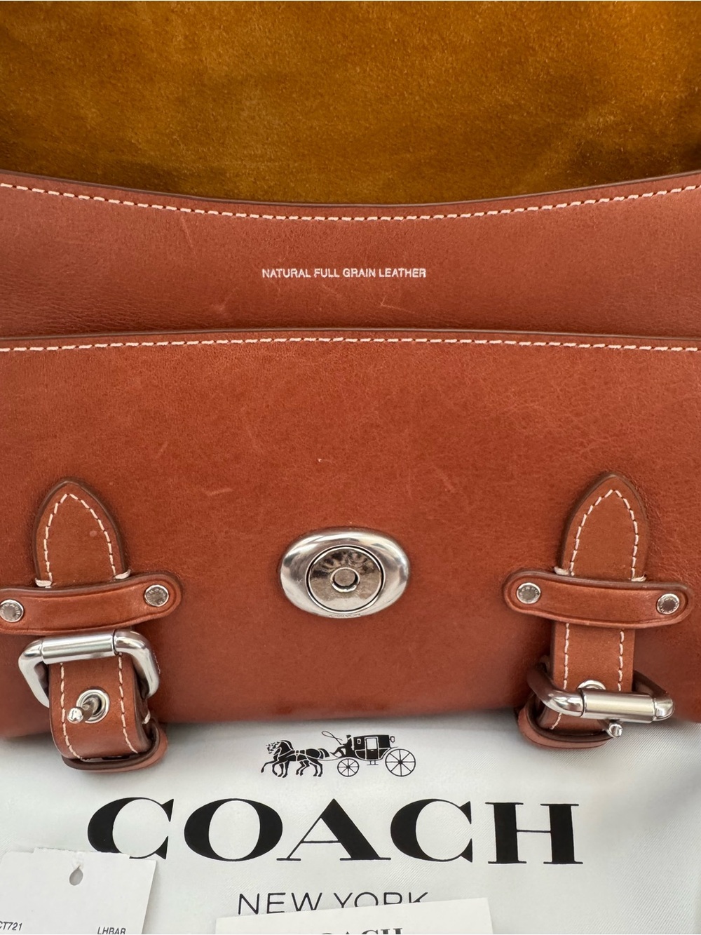 Coach Western Tabby in Burnished Amber - Picture 8 of 9